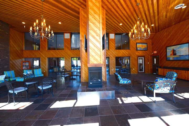 Interior entrance