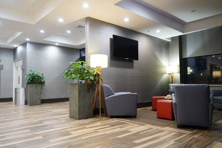 Lobby sitting area