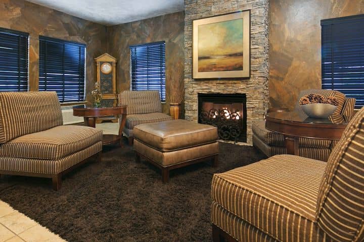 Lobby sitting area