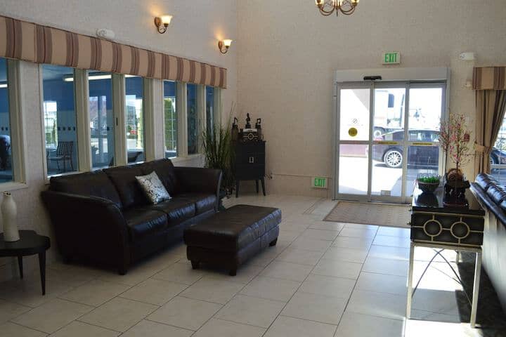 Interior entrance
